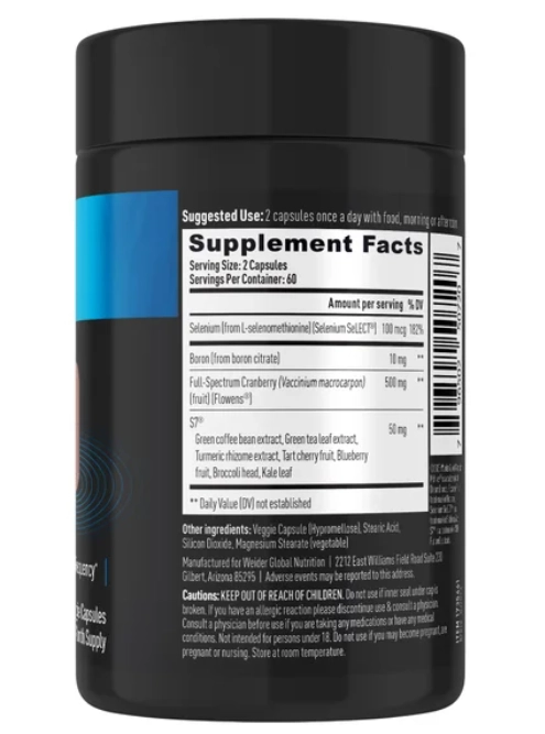 Saúde da Próstata, Prostate Healt, 120 Cápsulas, Weider Prime