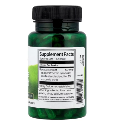 Extrato de Banaba, 90 Cápsulas, Swanson