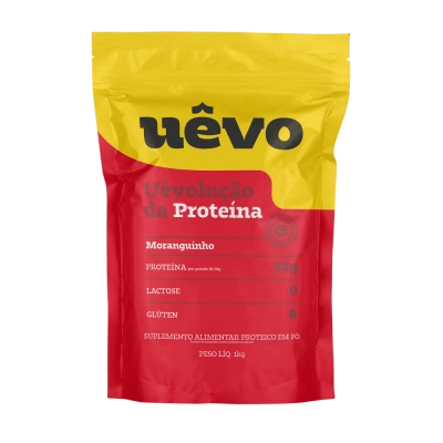 Suplemento Proteico Albumina 1kg, Sem Glúten, Com Sabores - Uêvo Suplemento Proteico Albumina 1kg, Sem Glúten, Com Sabores - Uêvo