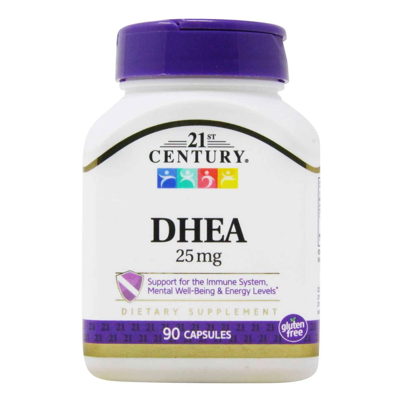 DHEA 25mg, 90 Cápsulas, 21st Century
