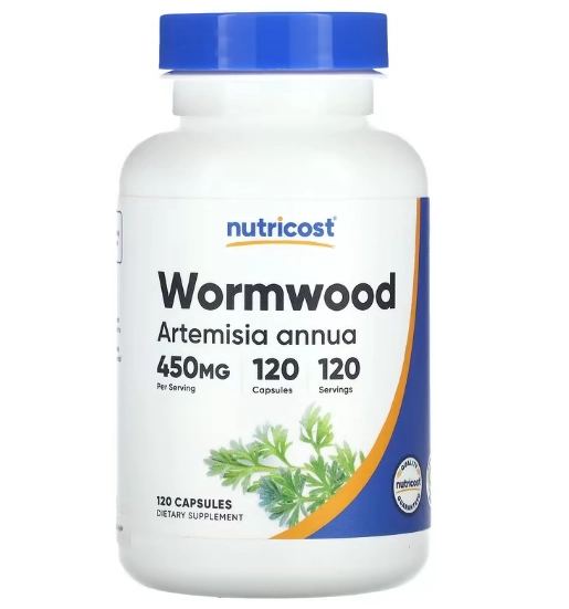 Wormwood, Absinto 450mg, 120 Cápsulas, Nutricost