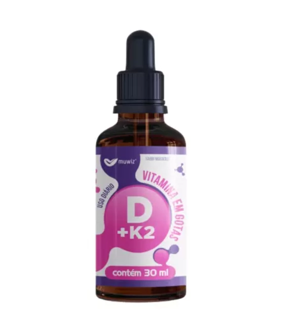 Vitamina D3 + Vitamina K2, 30ml, Muwiz