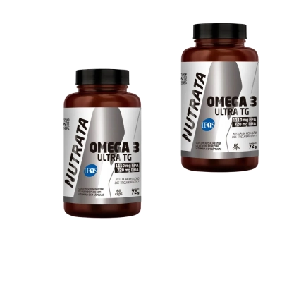 Ômega 3 Ultra TG, 1100mg de EPA + 720mg de DHA, 60 Cápsulas, Nutrata