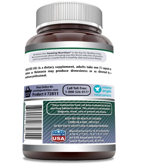Melatonina 5mg, 240 Capsulas, Amazing Formulas