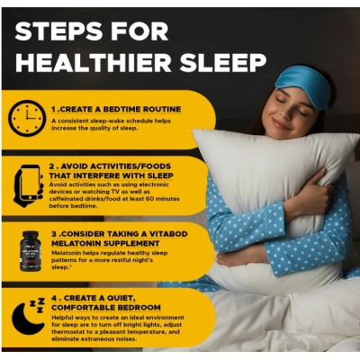 Melatonina 30mg Com Vitamina B6, 240 Comprimidos Sabor Cítrico, Vitabod