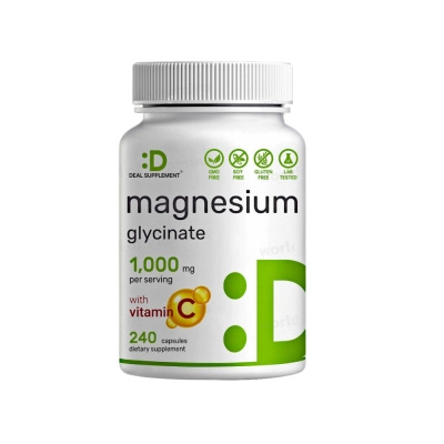 Magnesium Glycinate, 1000Mg, 240 Cápsulas, Deal Supplement