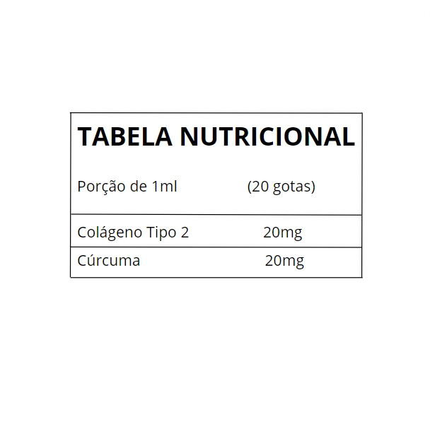 Cúrcuma + Colágeno Tipo II em Gotas, Sabor Laranja, 30ml, Flora Nativa