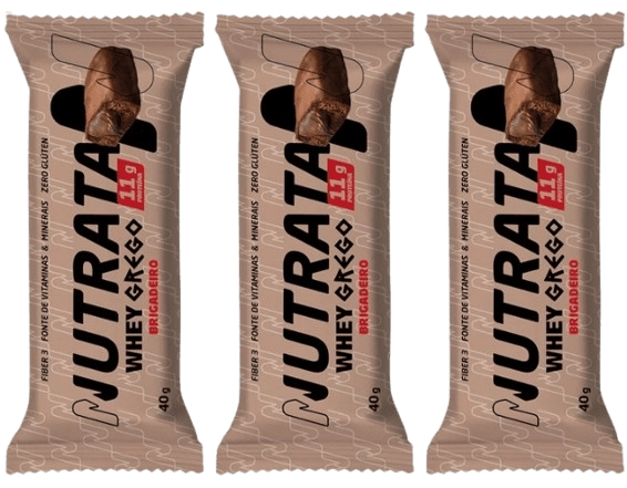 Barra Whey, Sabores, 3 Unidades 40g Cada, Nutrata
