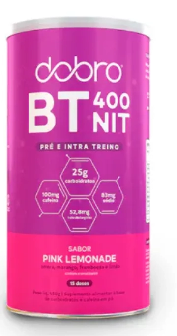 BT 400 Nitrato, Sabor Pink Lemonade, 450g, Dobro