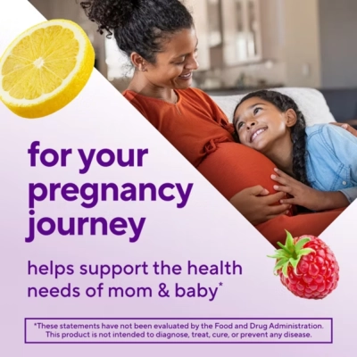 Pré-Natal, Folate &amp; Dha,Raspberry Lemonade, 90 Gummies, Vitafusion 