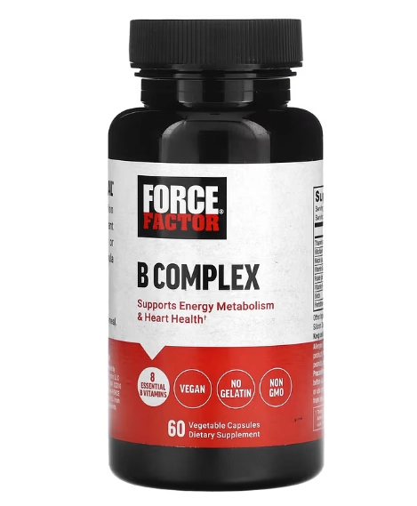 Complexo B, 60 Cápsulas, Force Factor