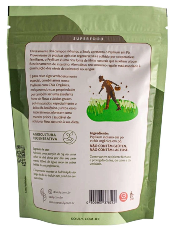 Psyllium em Pó, 150g, Souly