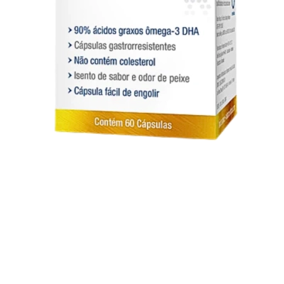 Omegapure Ômega-3 DHA:900, 60 Capsulas, 500mg - Biobalance