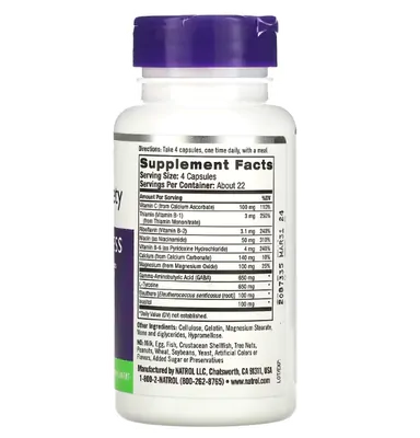 Stress & Anxiety, Fórmula para Estresse e Ansiedade, 90 Cápsulas, Natrol