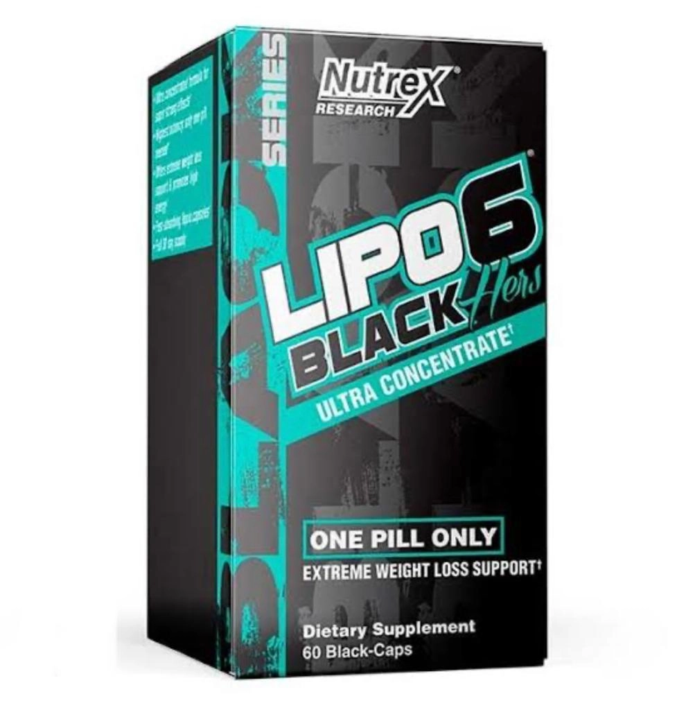 Lipo 6 Black Hers, Ultra Concentrado, 60 Capsulas, Nutrex