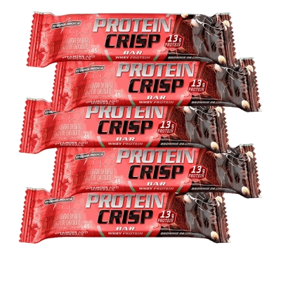 Barra Proteína, Crisp Bar, Sabores, 3 Unidades, 45g Cada, Integralmedica
