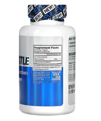 Milk Thistle, 300mg, 60 Cápsulas, EVLution Nutrition