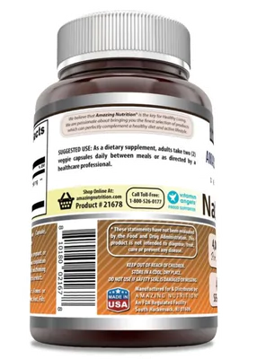 Nattokinase 200mg, 4000FU, 90 cápsulas, Amazing Formulas