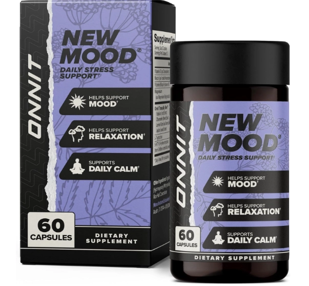 New Mood, Suporte de Sono e Humor, 60 Cápsulas, ONNIT 