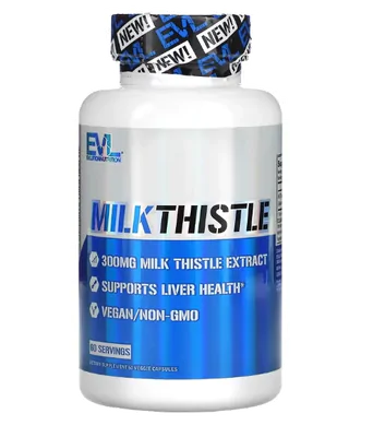Milk Thistle, 300mg, 60 Cápsulas, EVLution Nutrition