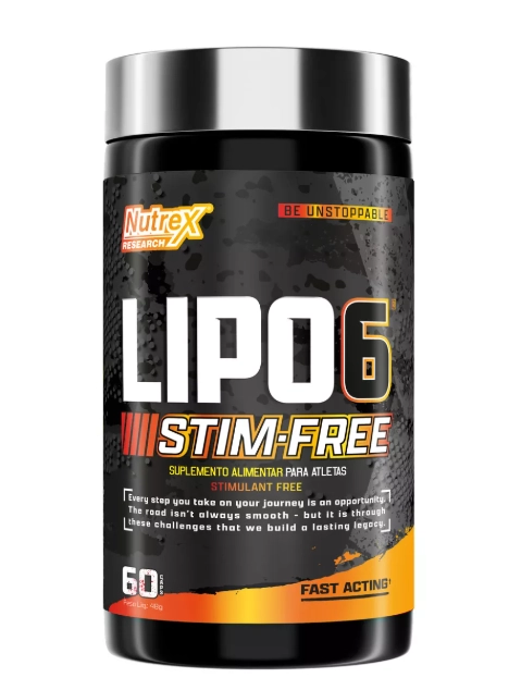 Lipo-6 Stim Free, 60 Cápsulas, Nutrex