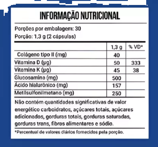 Cartipro, Com Glucosamina, Ácido Hialurônico e MSM, 60 Cápsulas, Endogen