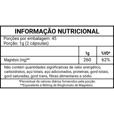 Cloreto De Magnesio PA, 90 Cápsulas - Flora Nativa Do Brasil 