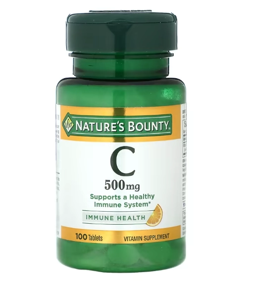 Vitamina C, 500mg, 100 Comprimidos, Nature's Bounty