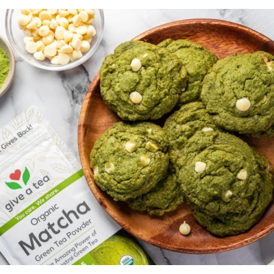 Chá Real, Matcha e Chá Verde Em Pó 85g, Now