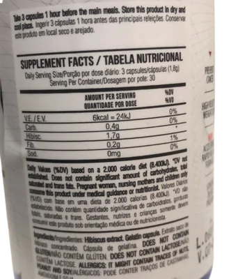 Hibisco, 90 Cápsulas, Beauty Nature