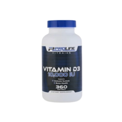 Vitamina D3 10.000 UI, 360 Softgels, Proline Vitamins