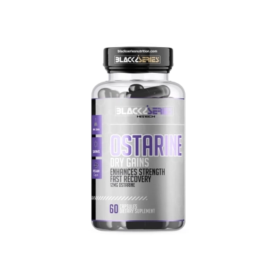 Ostarine Dry Gains, 60 Cápsulas, Black Series