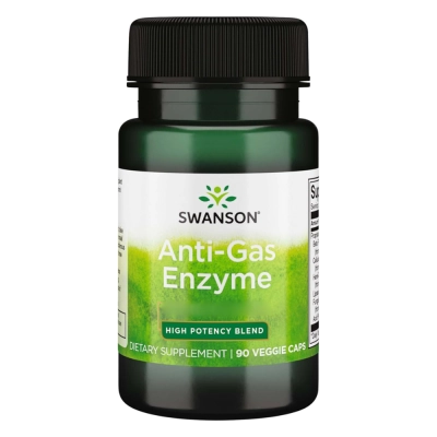 Anti-Gas Enzyme, 40 mg, 90 Cápsulas, Swanson