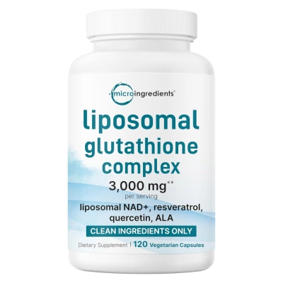 Complexo de Glutationa Lipossomal 3000mg, 120 Cápsulas, MicroIngredients 