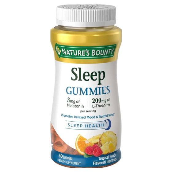 Complexo de Melatonina 3mg, 60 gomas Sabor Tropical Punch, Natures Bounty