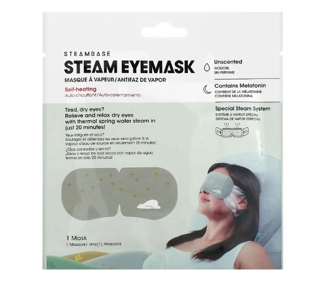 Máscara de Olhos com Vapor, Steambase