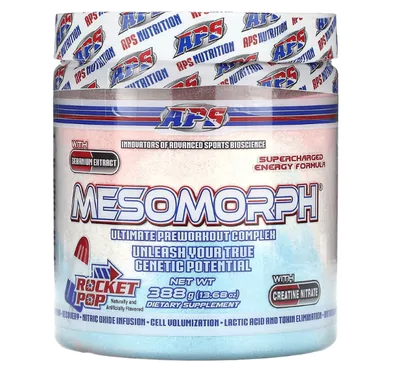 Pré Treino Mesomorph, Sabor Rocket Pop, 388g, APS Nutrition
