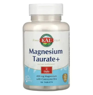 Magnésio Taurato+, 400mg, 90 Comprimidos, KAL