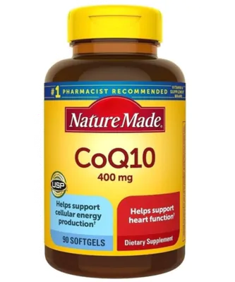 Coenzima CoQ10, 400mg, 90 Softgels, Nature Made