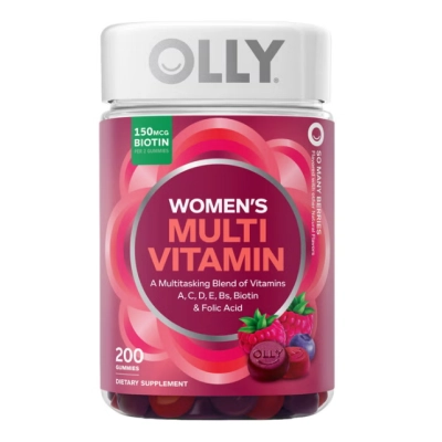 Multivitamínico para Mulheres, 200 Gomas Frutas Vermelhas, OLLY 