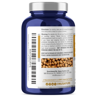 Nattokinase, 800mg, 4000 FU, 200 Cápsulas, NusaPure