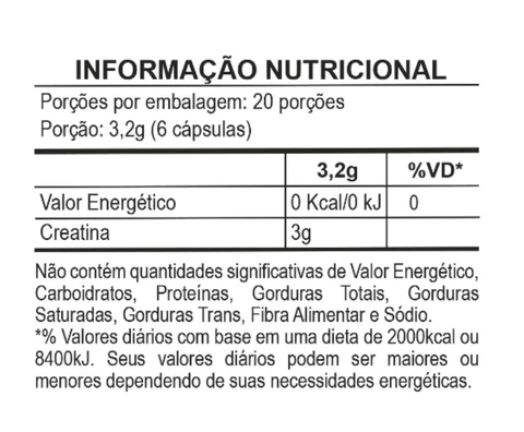 Creatina, 120 Cápsulas, Evolue Supplements