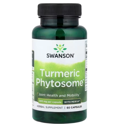 Turmeric Phytosome, Cúrcuma Phytosome com Meriva 500mg, 60 Cápsulas, Swanson Turmeric Phytosome, Cúrcuma Phytosome com Meriva 500mg, 60 Cápsulas, Swanson