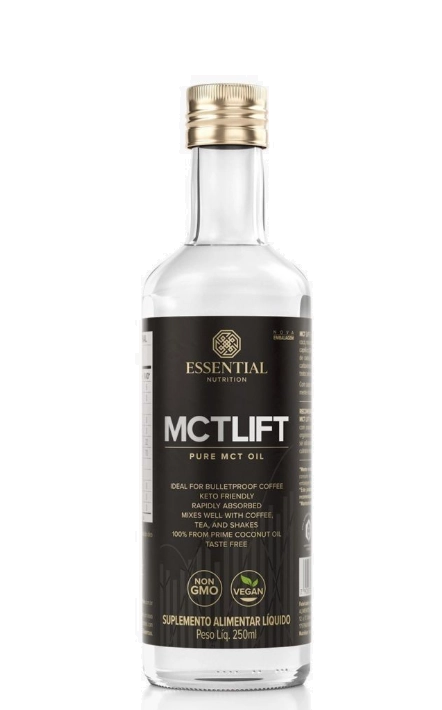 MCT Lift,  Óleo de Coco Ultrapurifica, 250ml, Essential Nutrition