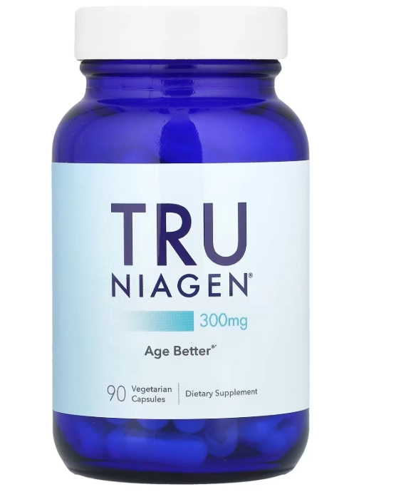 Tru Niagen 300mg, NAD+ Nicotinamida Riboside, 90 Cápsulas