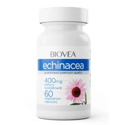 Echinacea 400mg, 60 Cápsulas, Biovea