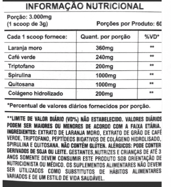 Lipo Turbo, 180g Solúvel,  Sunfood