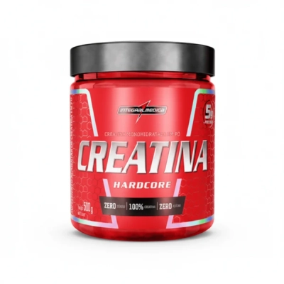 Creatina  Hardcore, 500g, Sabor Neutro, Integralmédica 