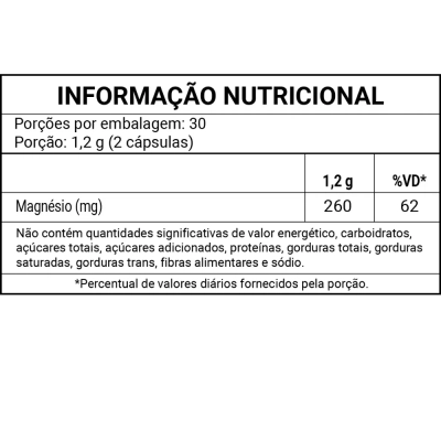 Magnésio Quelato, 260mg, 60 Cápsulas, Flora Nativa