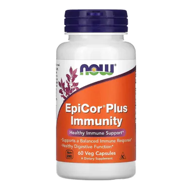 EpiCor Plus Immunity (Imunidade), 500mg, 60 Cápsulas, Now